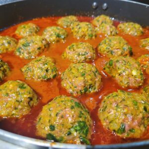 MORROCAN SAUCE MEATBALLS