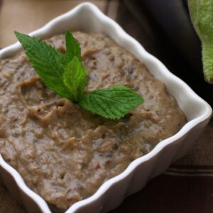 EGGPLANT & LIVER PATE SALAD