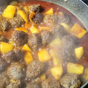 Sofrito meatballs